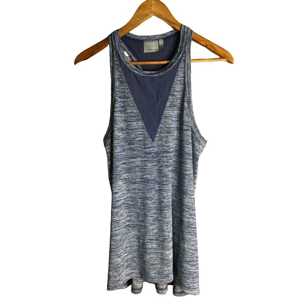 Athleta womens tank top shirt size M sleeveless layering workout